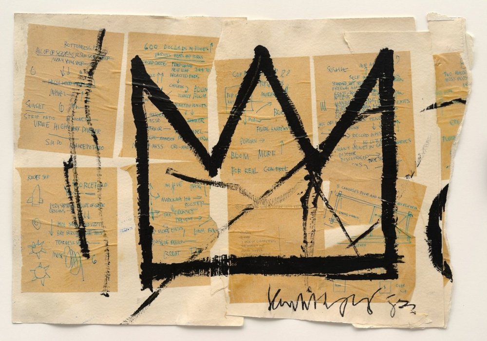 Jean-Michel-Basquiat-Untitled-Crown-1982-Acrylic-ink-and-paper-collage-on-paper-50.8-x-73.66-cm-20-x-29-in-photo-Mark-Woods.com_.thumb.jpg.d1084aee6323f3b0dc913a94331185bd.jpg