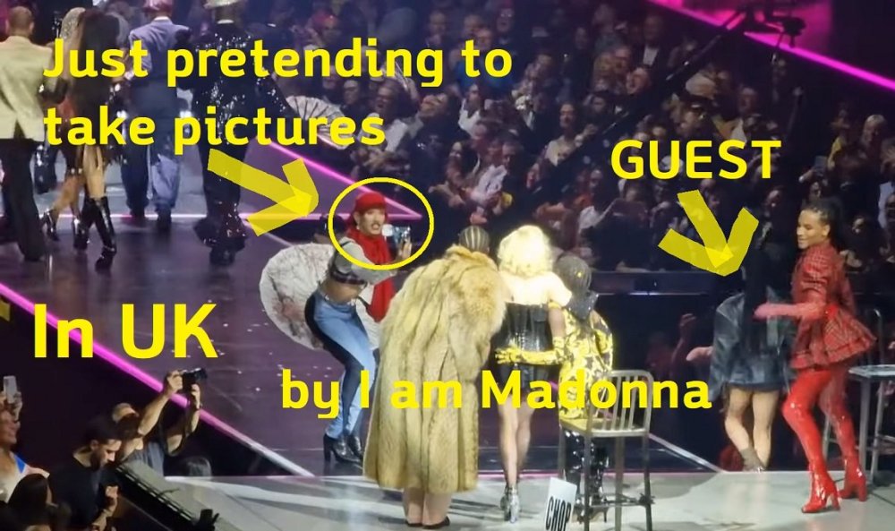 Madonna - Full Concert - Live at The O2 London. 15 October 2023.pretending take pictures 02.jpg
